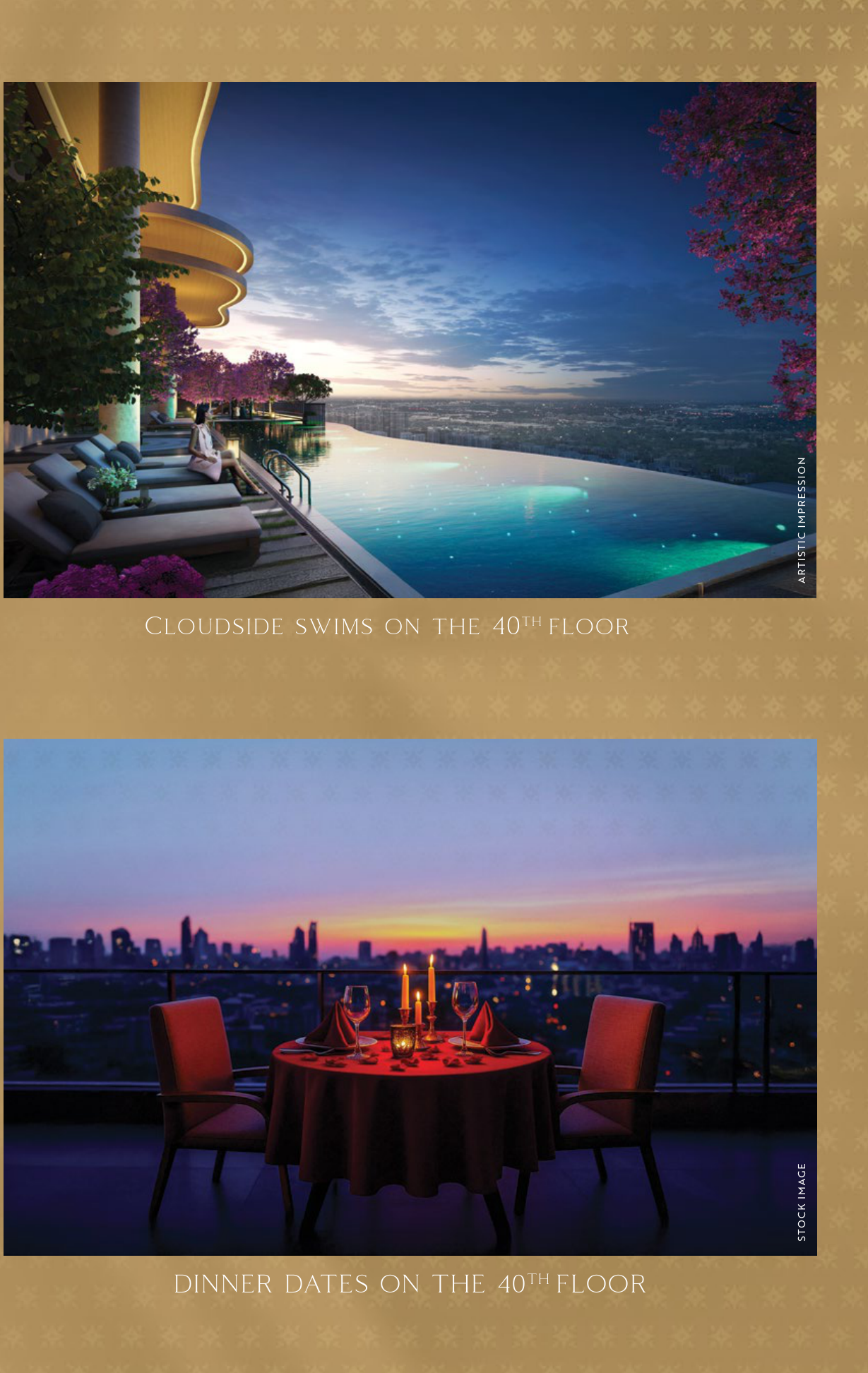 Great Value Ekanam 40th Floor Cloudside Pool and Dining Renders