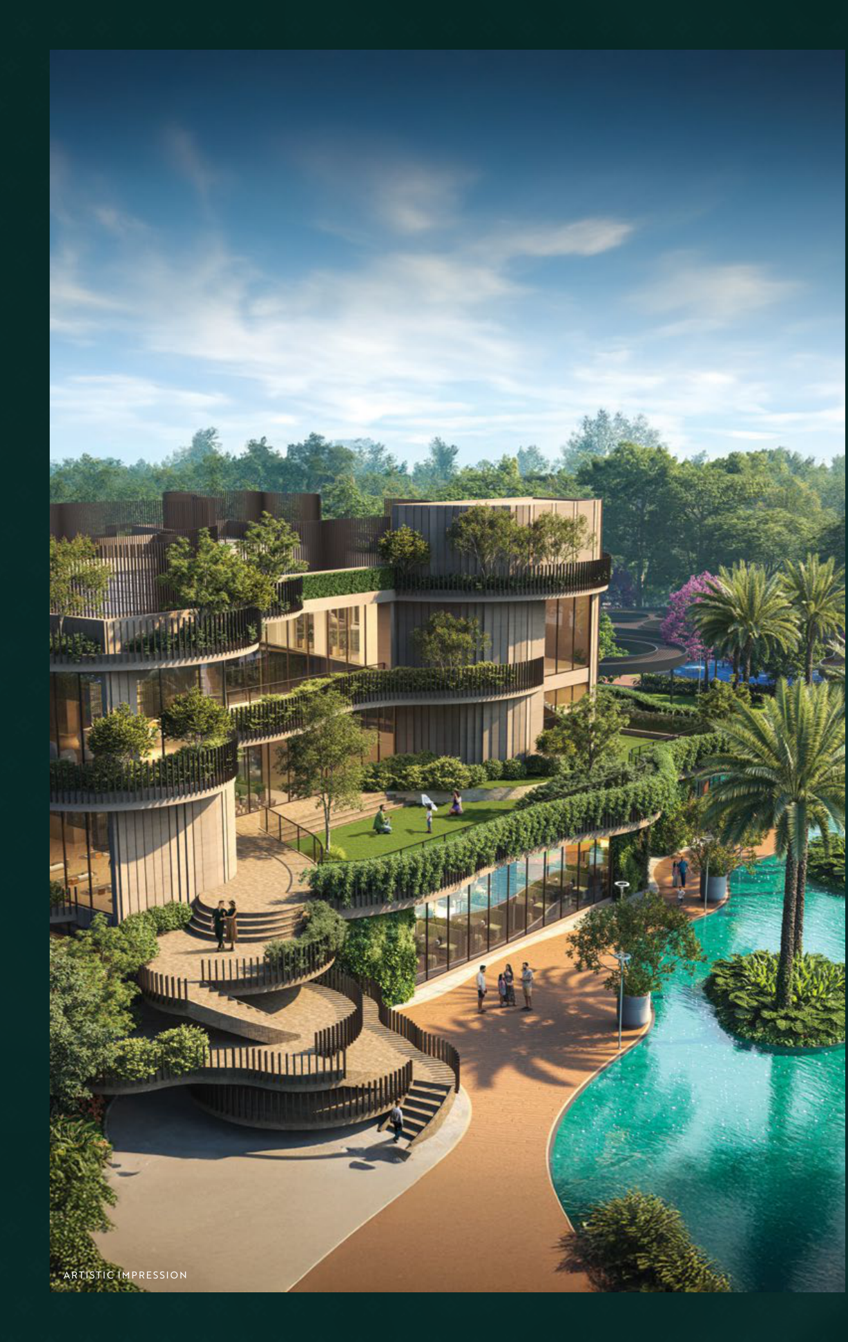 Great Value Ekanam Ground+3 Clubhouse Exterior and Pools