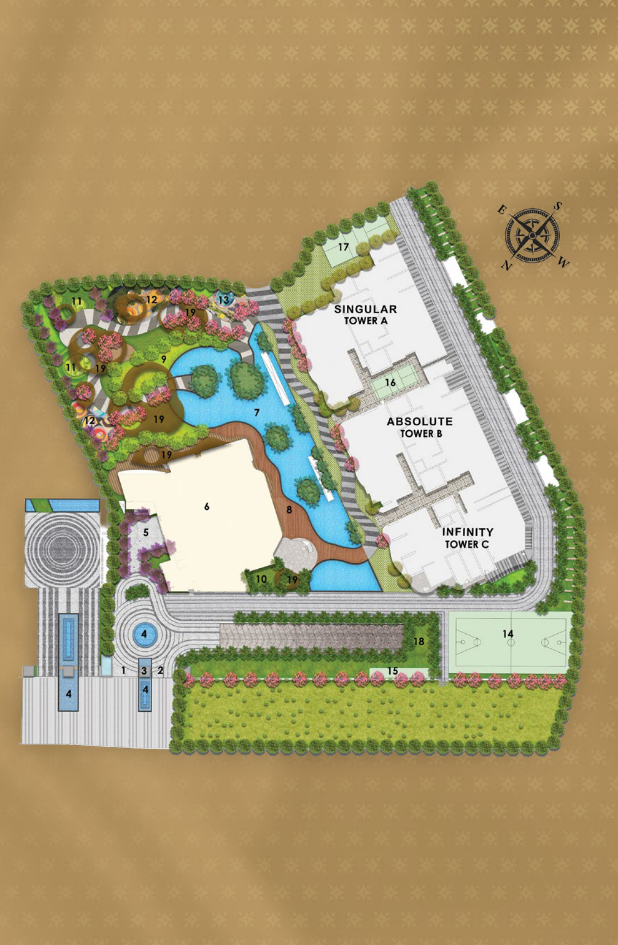 Great Value Ekanam Master Site Plan Diagram